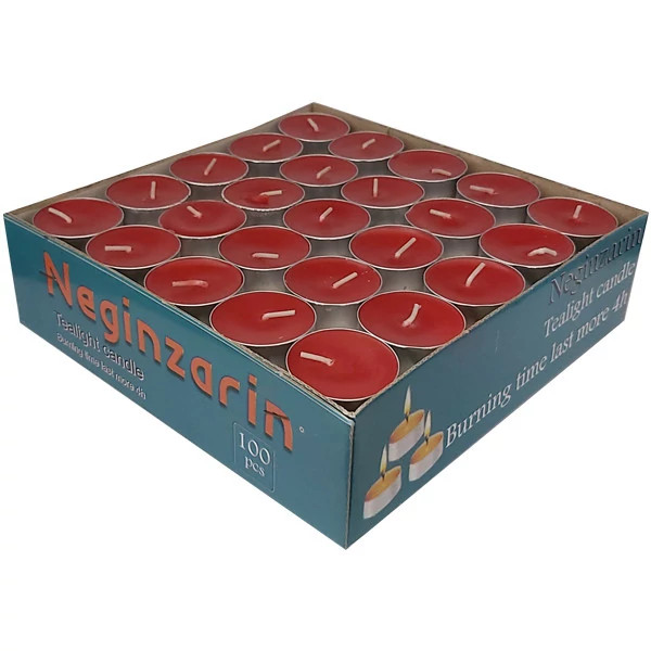 شمع وارمر 100 عددی قرمز