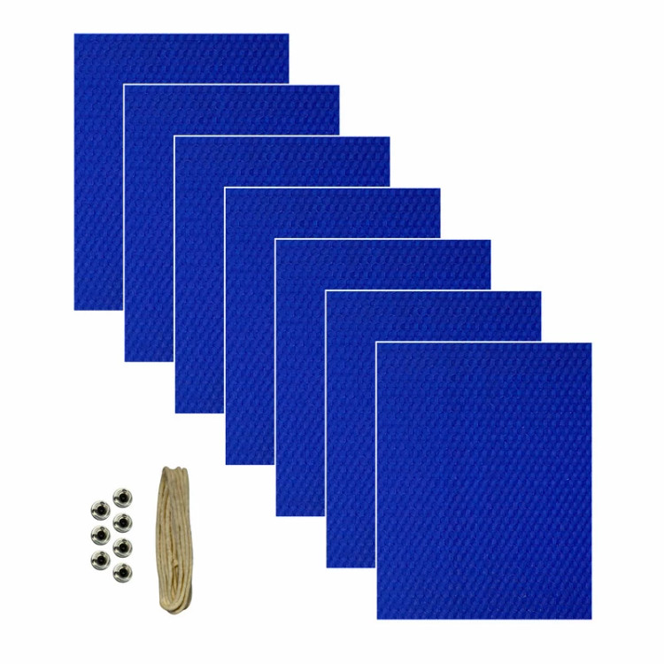 موم عسل آبی پر رنگ