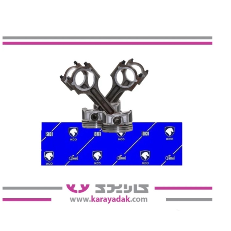 مجموعه پیستون شاتون سمند Ef7 ایساکو