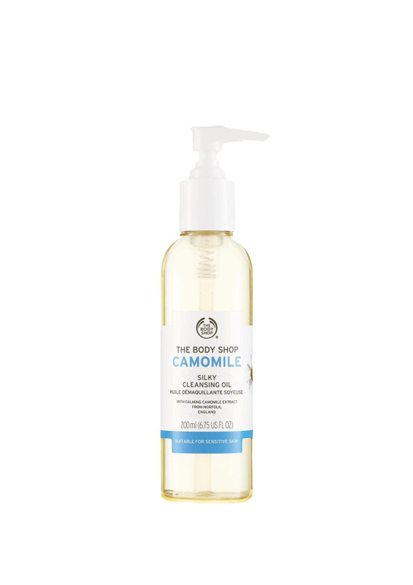 روغن پاک کننده آرایش بابونه بادی شاپ مدل Camomile silky