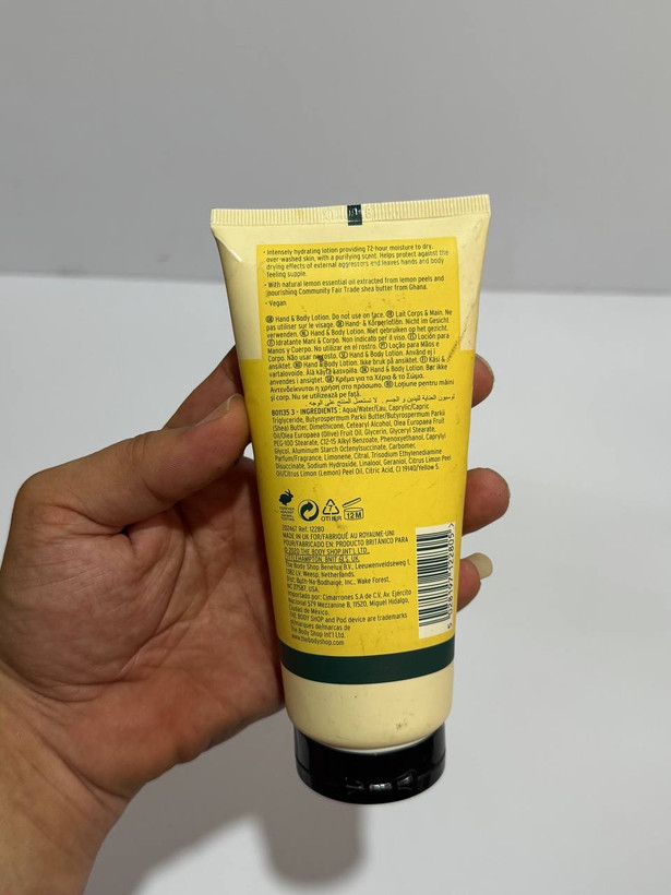 ژل شستشو و لوشن لیموی بادی شاپ The Body Shop مدل Lemon حجم 125 میل کوچک کننده منافذ