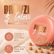 پودر برنزر و هایلایتر برند سان کیسد مدل Bronze & Glow