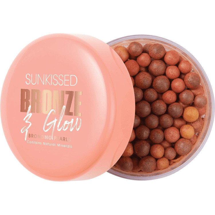 پودر برنزر و هایلایتر برند سان کیسد مدل Bronze & Glow