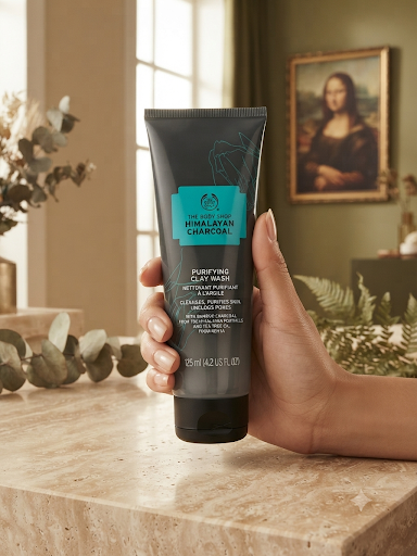 فوم پاک کننده شارکل هیمالیا بادی شاپ Body Shop Himalayan Charcoal حجم 125 میلی لیتر