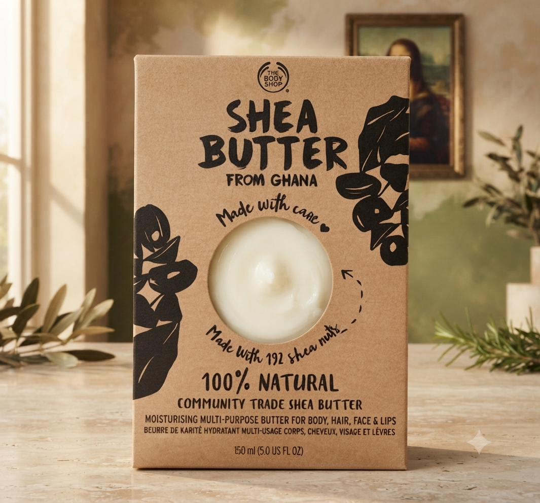 کره شی Shea butter یا شی باتر 100 درصد طبیعی بادی شاپ