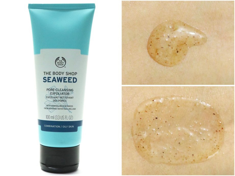 اسکراب پاک کننده منافذ body shop seeweed