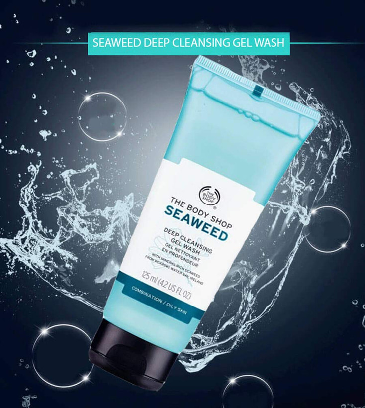 اسکراب پاک کننده منافذ body shop seeweed