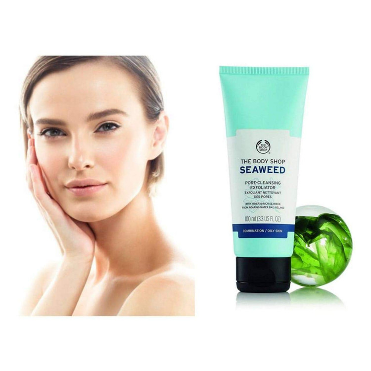 اسکراب پاک کننده منافذ body shop seeweed