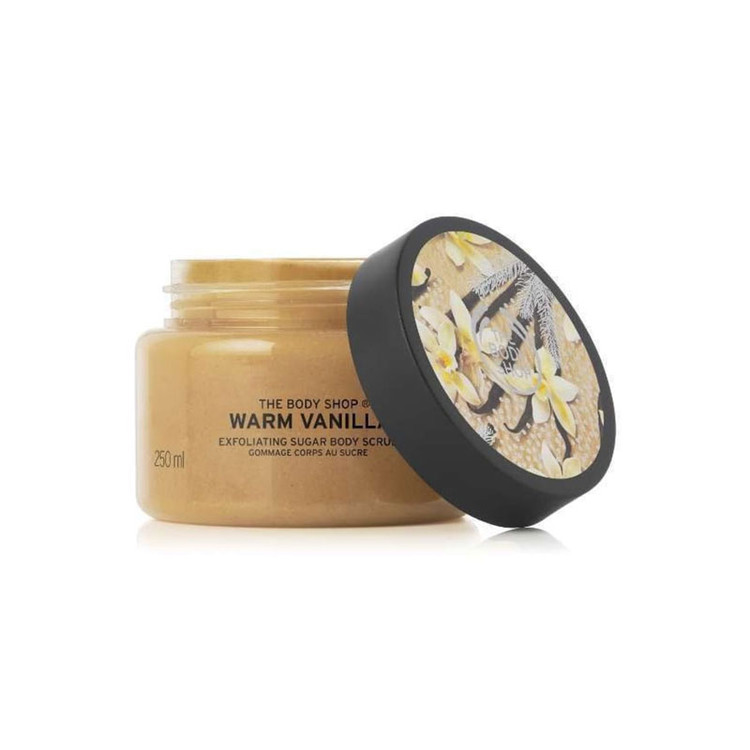 اسکراب بدن وانیل بادی شاپ مدل warm vanilla