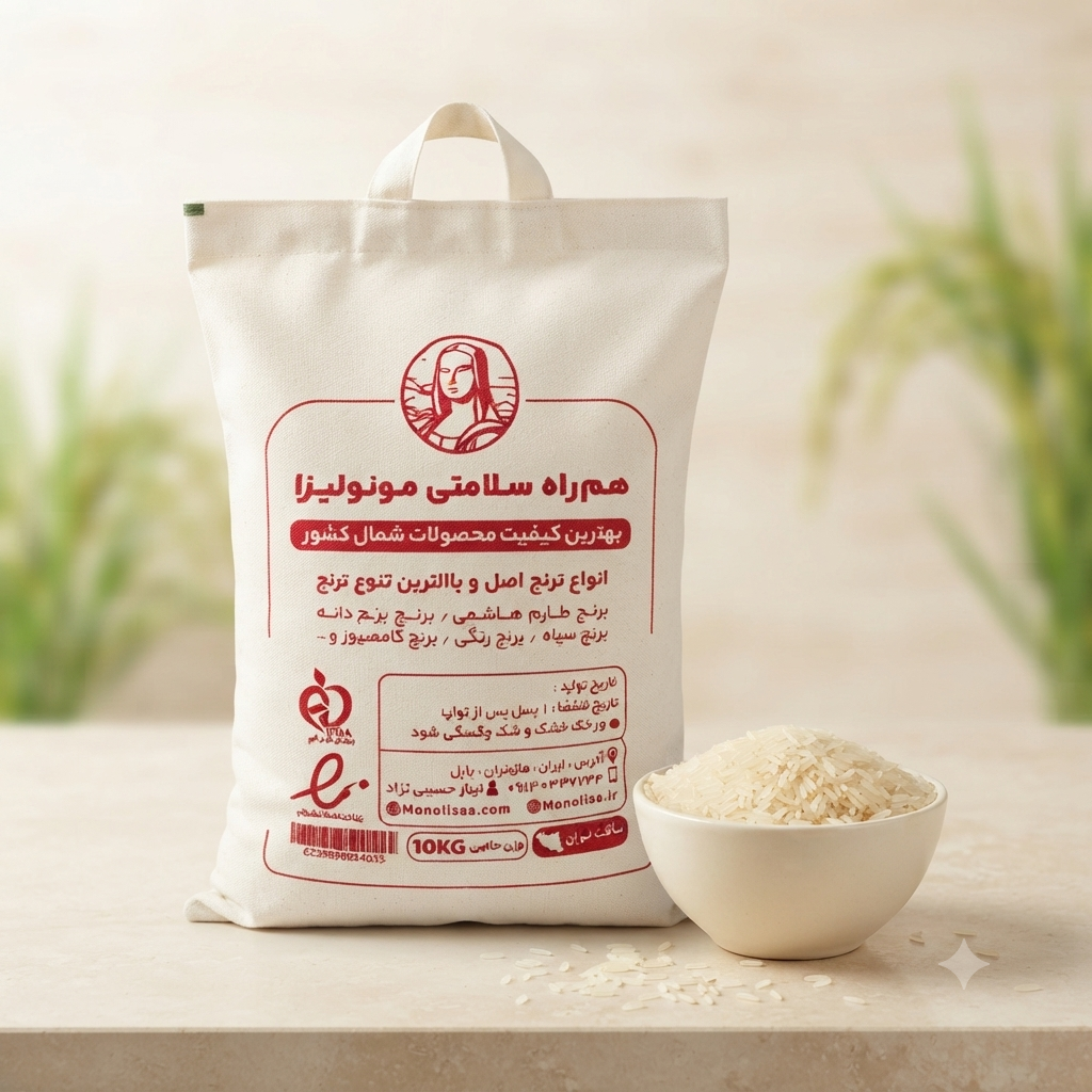 برنج نیم دانه مونولیزا