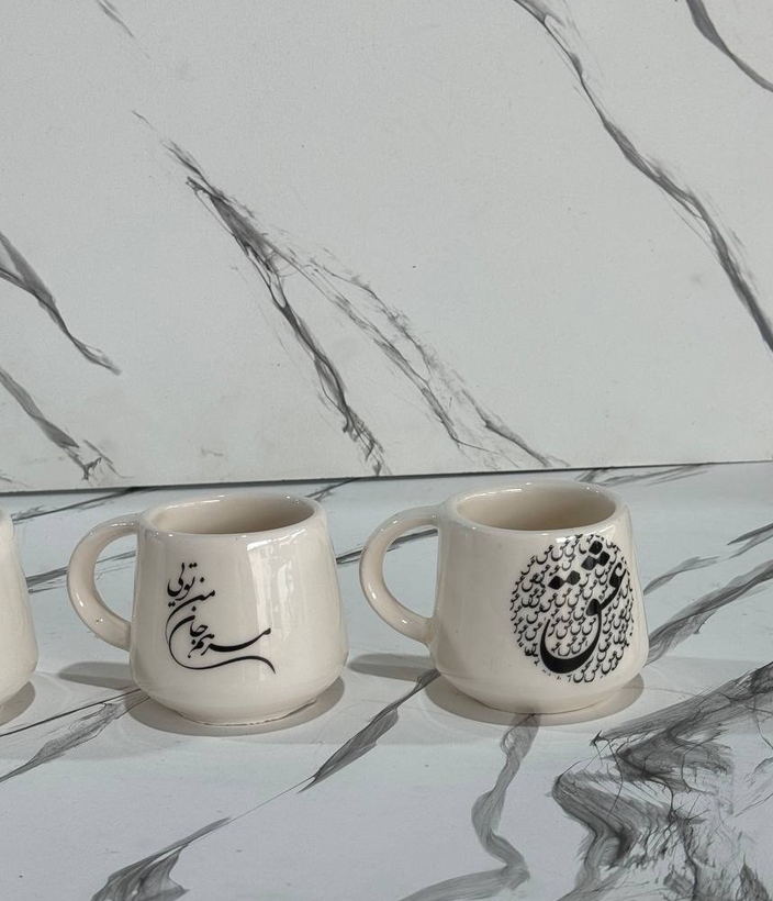 ماگ سرامیکی طرح خوشنویسی