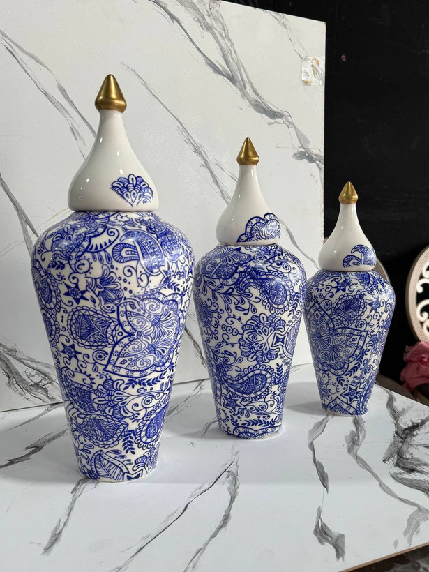 بانکه مدل جینجر سرامیکی دکوری (جار کنار سالنی )