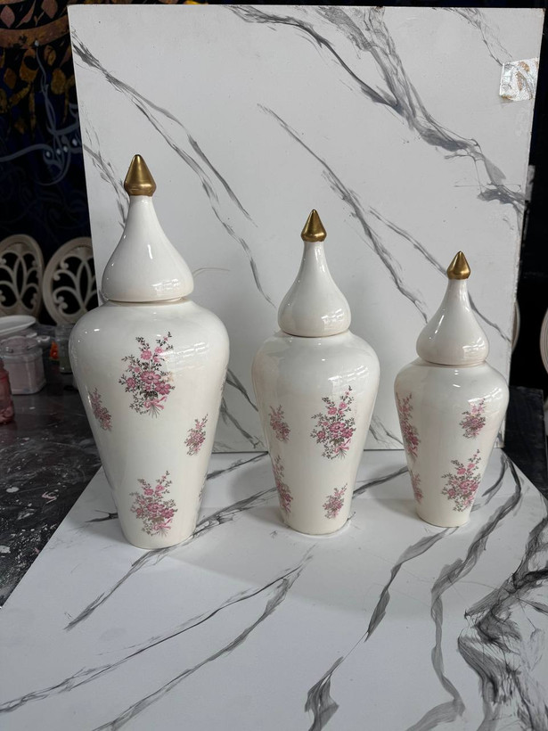 بانکه مدل جینجر سرامیکی دکوری (جار کنار سالنی )