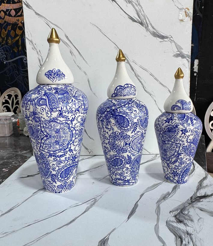 بانکه مدل جینجر سرامیکی دکوری (جار کنار سالنی )
