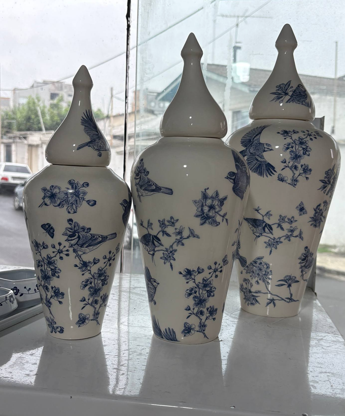 بانکه مدل جینجر سرامیکی دکوری (جار کنار سالنی )